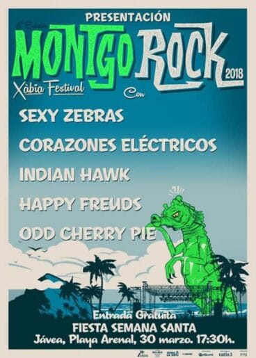 Fiesta Presentación Montgorock en Xàbia