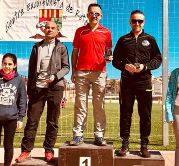 Julio Almazán en el podio de Rótova