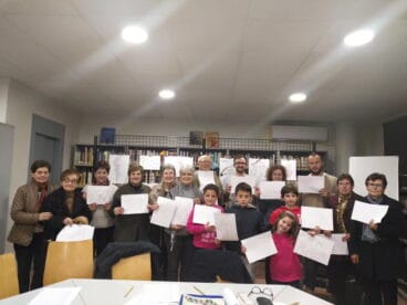 Participantes en el Día de la Poesía