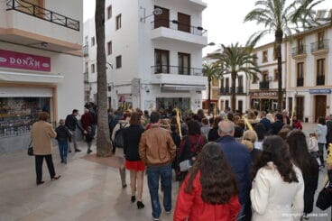 Recorrido a la Iglesia en el Domingo de Ramos