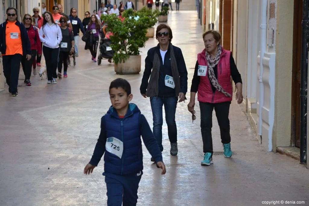 5º Marcha Solidaria a favor del CEE Raquel Payá - Recorrido de los participantes