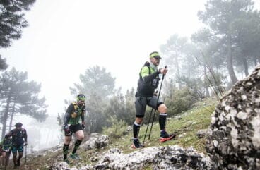 Atleta xabiero en plena prueba