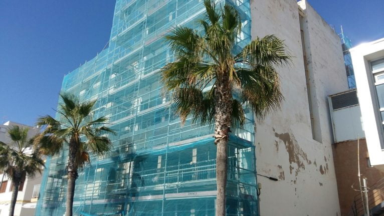 Construcción de un nuevo hotel en el Puerto de Xàbia