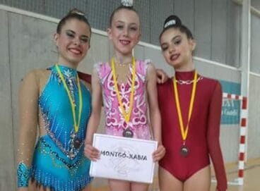 Gimnastas del CD Montgó-Xàbia
