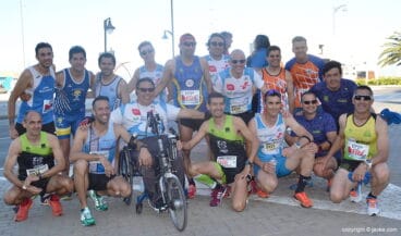 Grupo de Atletas con Franc Beneyto