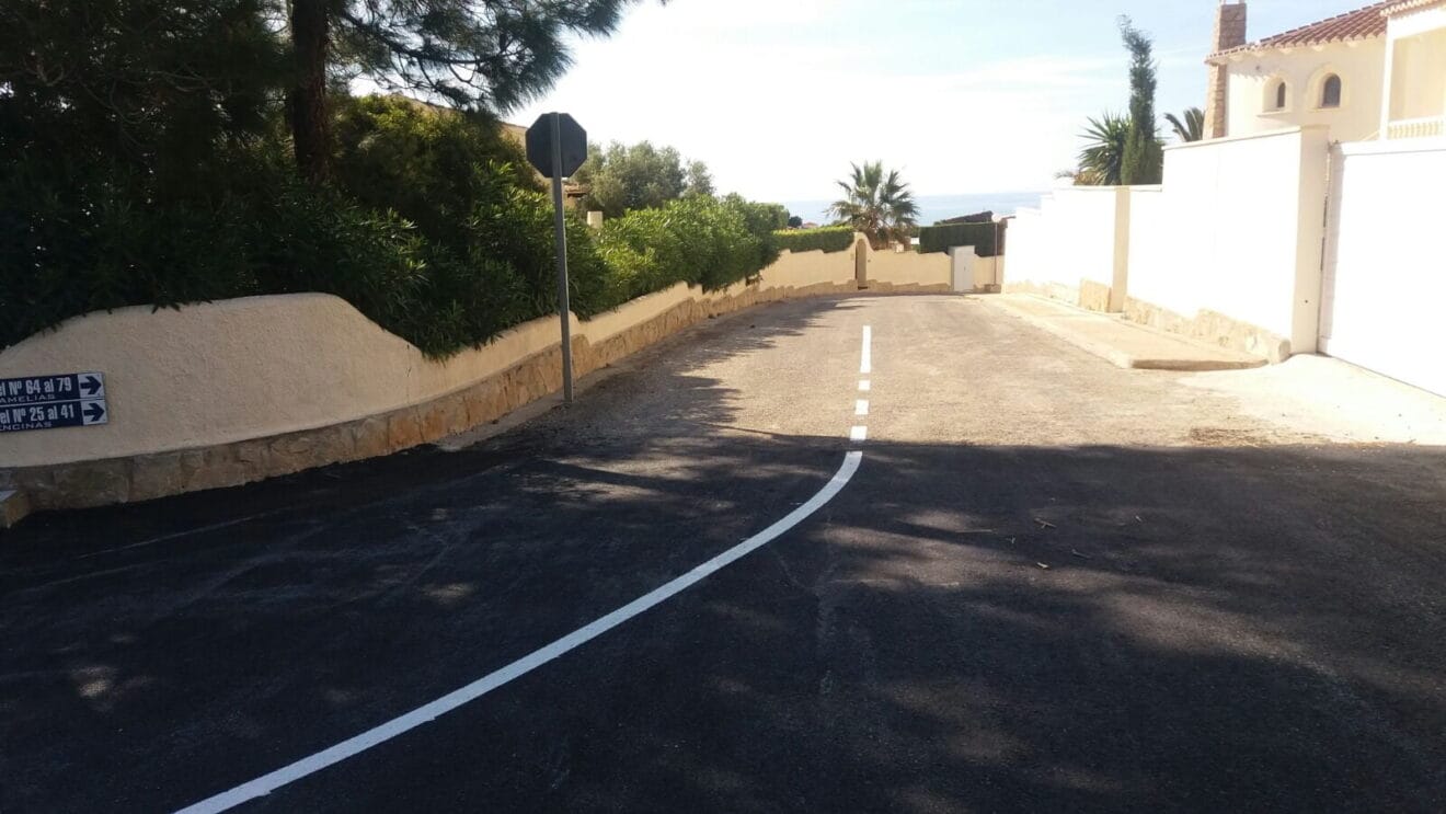 Asfaltado calles de Cumbres del Sol