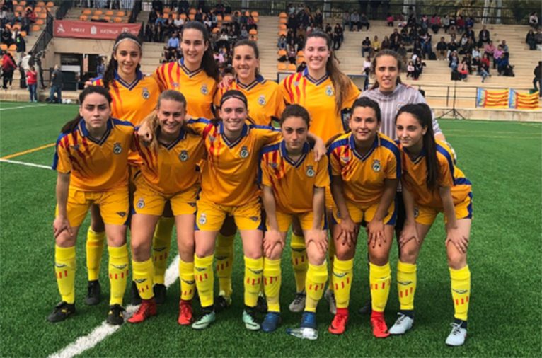 Once de la Selección Valenciana Femenina Sub 18 ante la Selección Balear