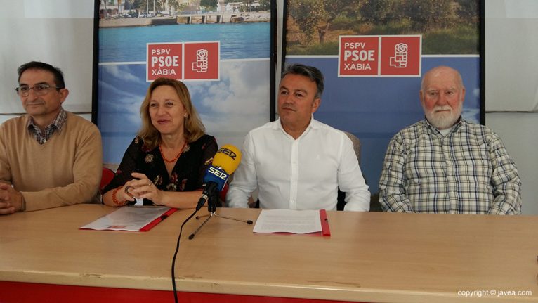 Presentación de la nueva ejecutiva del PSOE de Xàbia