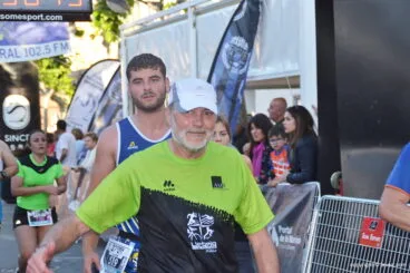 Atleta xabiero en meta