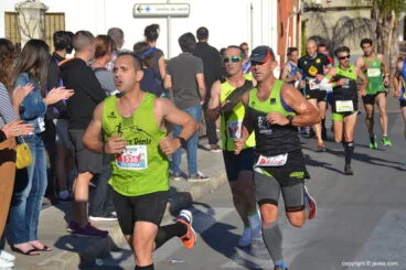 Atletas xabieros en la carrera