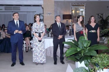 Autoridades en la presentación de los Quintos – Foto Juan Catalá