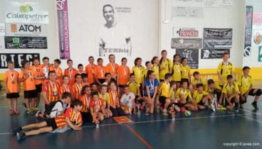 Equipos alevines finalistas de los Jocs Esportius Comunitat Valenciana