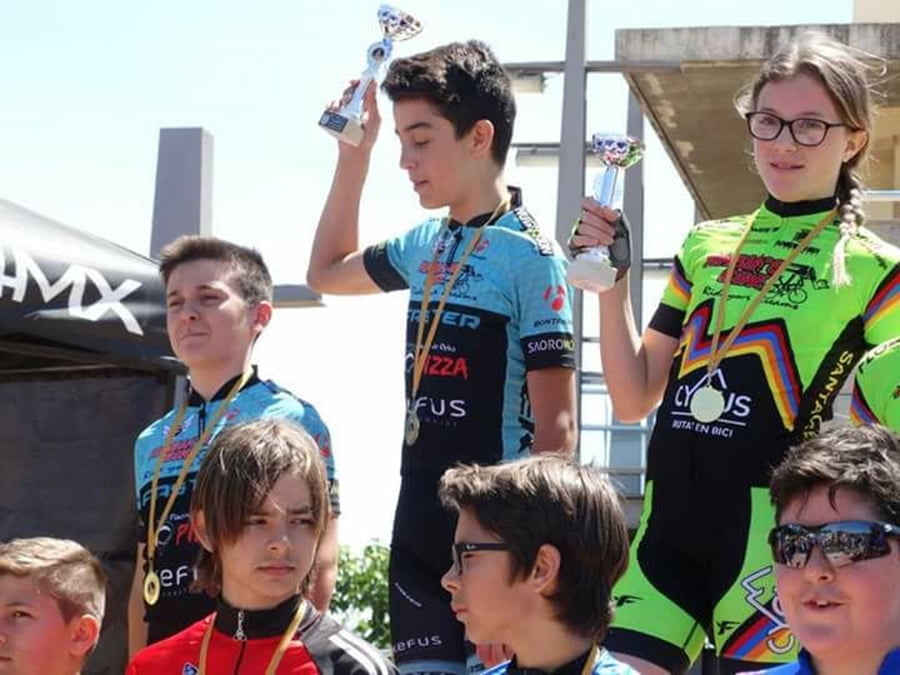 Jóvenes ciclistas de la Escuela de Xàbia’s Bike