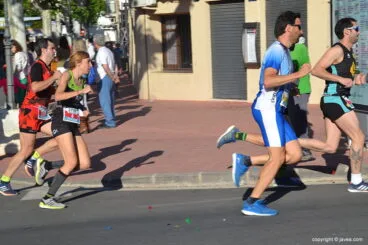 Mª Isabel Ferrer en la carrera