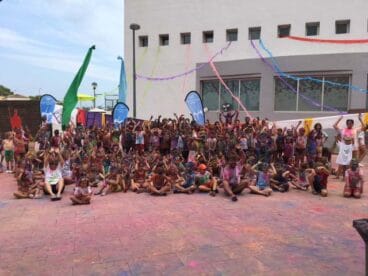 Niños en la Escuela Multideporte Centro Deportivo Dénia
