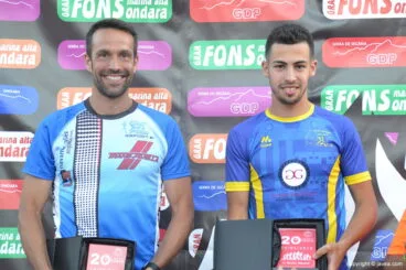 Nizar Lakhlifi y Juanra Pous en el podio