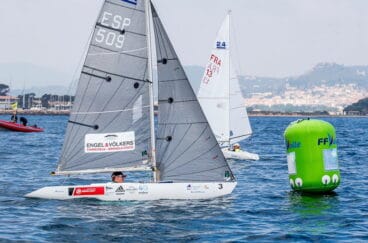 Rafa Andarias en la medal race