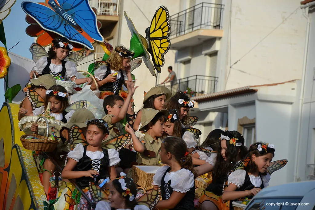 Desfile de Carrozas. Fogueres 2018 Xàbia
