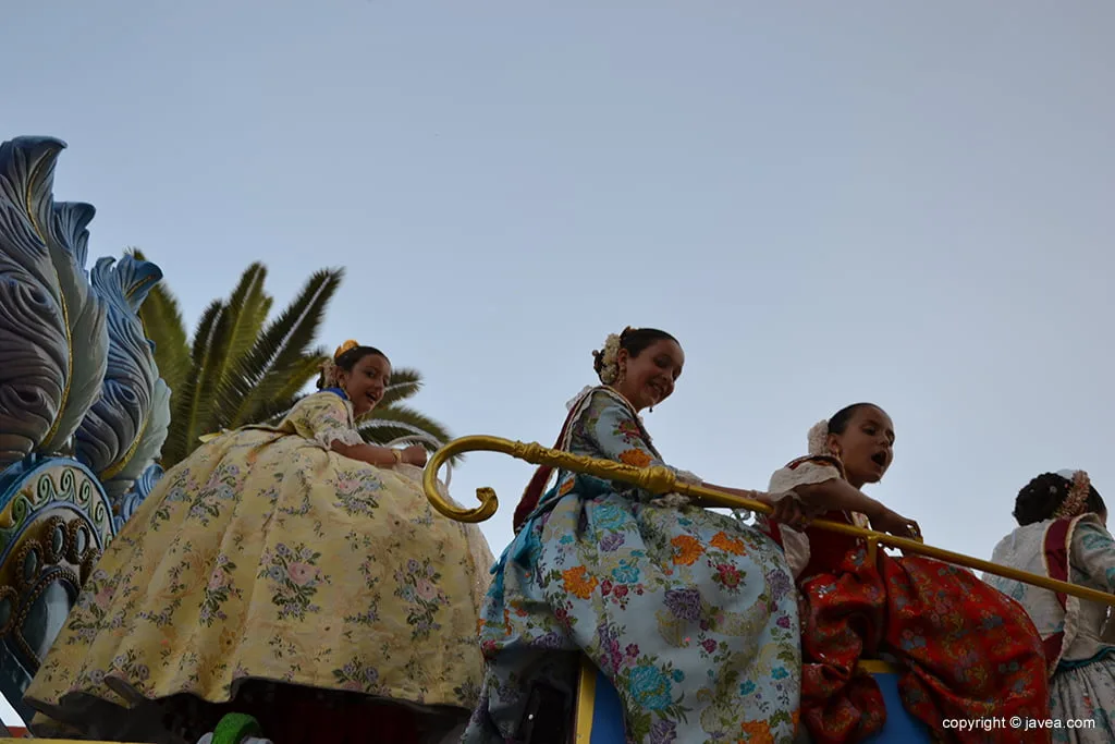 Desfile de Carrozas. Fogueres 2018 Xàbia