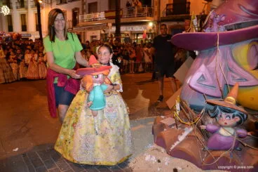 Cremà de la Foguera Infantil. Fiestas Fogueres de Sant Joan 2018