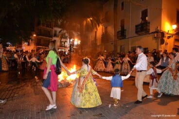 Cremà de la Foguera Infantil. Fiestas Fogueres de Sant Joan 2018