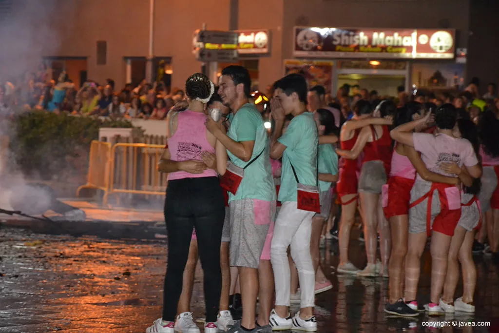 Cremà de la Foguera Central. Fiestas Fogueres de Sant Joan 2018