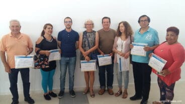Entrega de los diplomas de los cursos de Creama