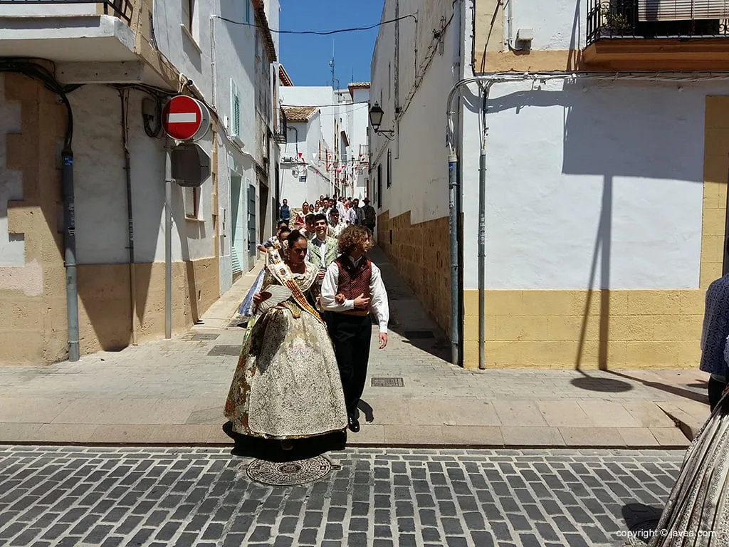 Pasacalle calles engalanadas