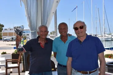 Uno de los triunfadores de la regata