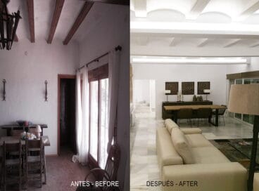 Antes y después del trabajo de Estudio Decor