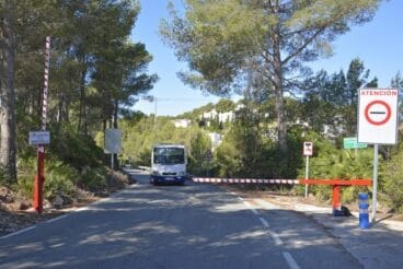 Barrera de acceso a la Granadella