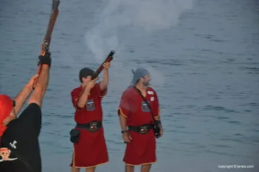 Batalla de Arcabucería en la Playa de la Grava
