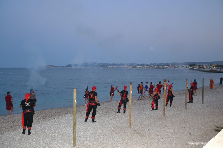 Batalla de Arcabucería en la Playa de la Grava