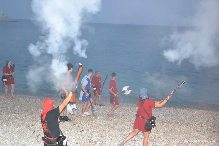 Batalla de Arcabucería en la Playa de la Grava