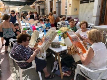 Bolilleras en El Poble Nou de Benitatxell