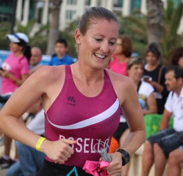 Cristina Roselló durante una prueba