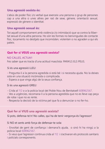 Folleto No es NO