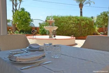 Mesa exterior Restaurante Canali