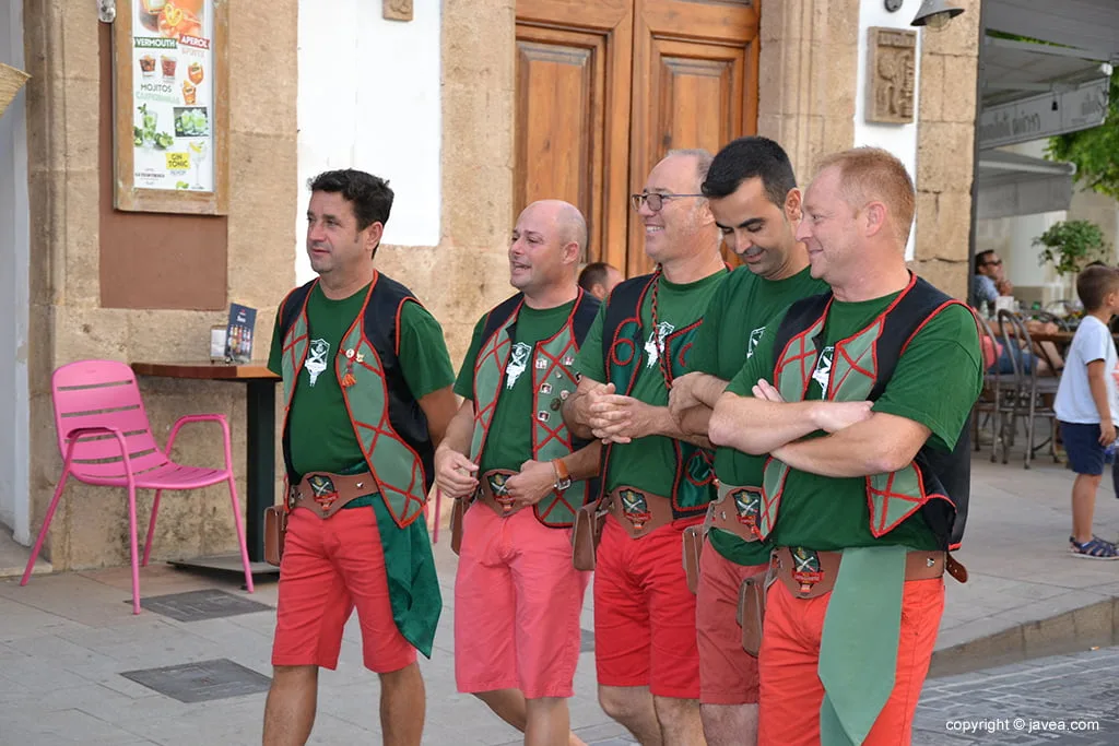 Moros i Cristians en el centro histórico de Xàbia
