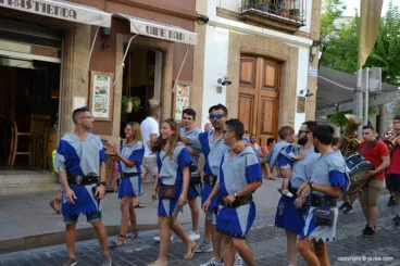 Moros i Cristians en el centro histórico de Xàbia