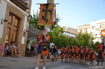 Moros i Cristians en el centro histórico de Xàbia