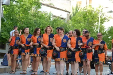 Moros i Cristians en el centro histórico de Xàbia