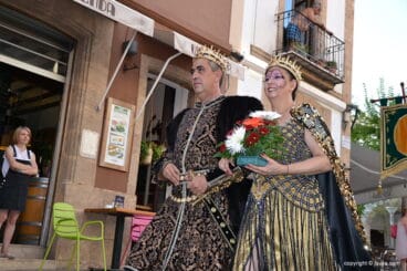 Moros i Cristians en el centro histórico de Xàbia