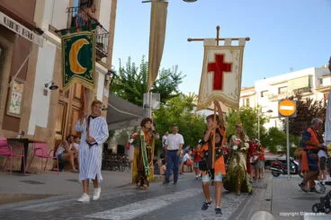 Moros i Cristians en el centro histórico de Xàbia