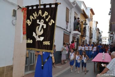 Moros i Cristians en el centro histórico de Xàbia
