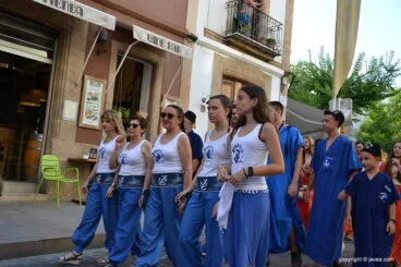 Moros i Cristians en el centro histórico de Xàbia