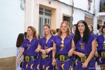 Moros i Cristians en el centro histórico de Xàbia