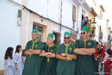 Moros i Cristians en el centro histórico de Xàbia