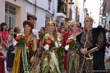Moros i Cristians en el centro histórico de Xàbia