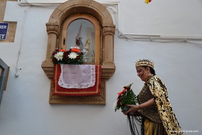 Moros i Cristians en el centro histórico de Xàbia